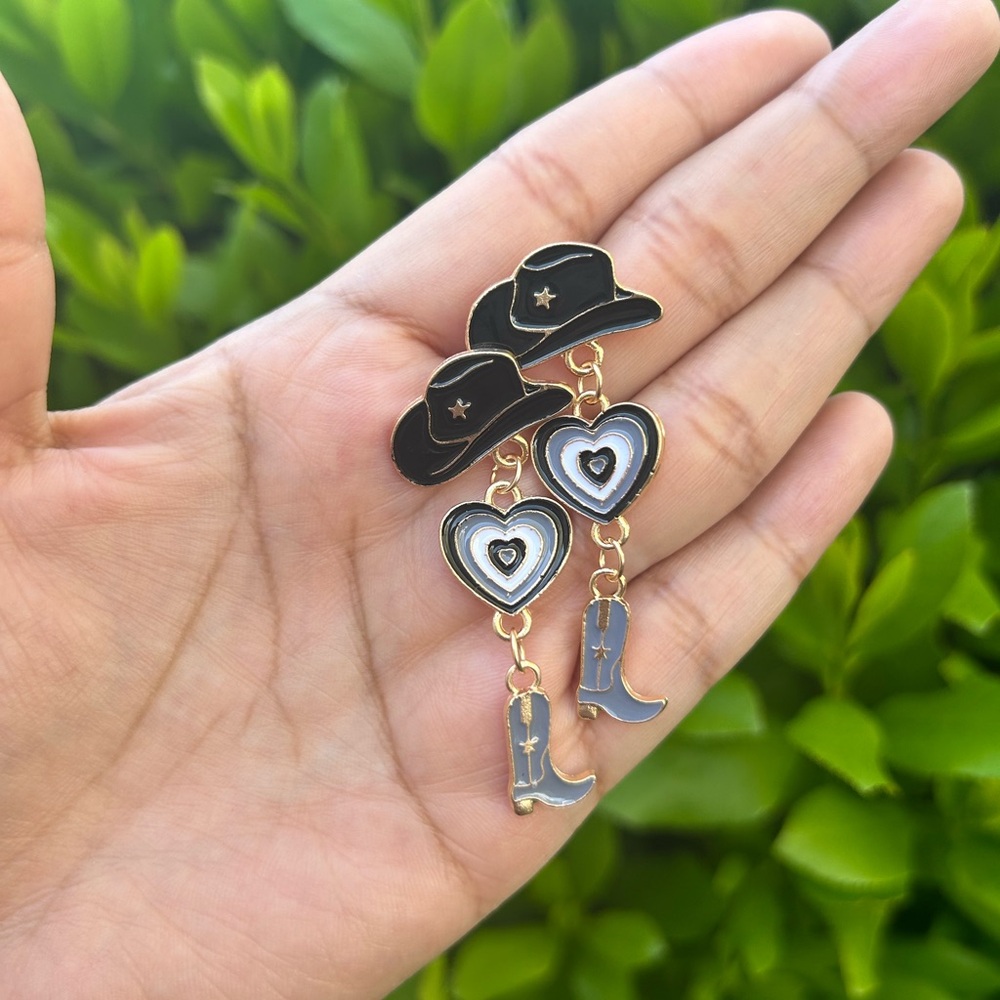 Cowboy 🤠 Hat & Boot Earrings
